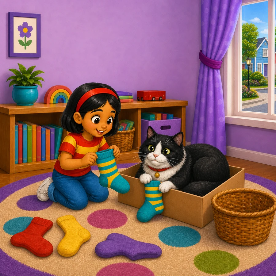 Cover art for Misty and the Missing Sock